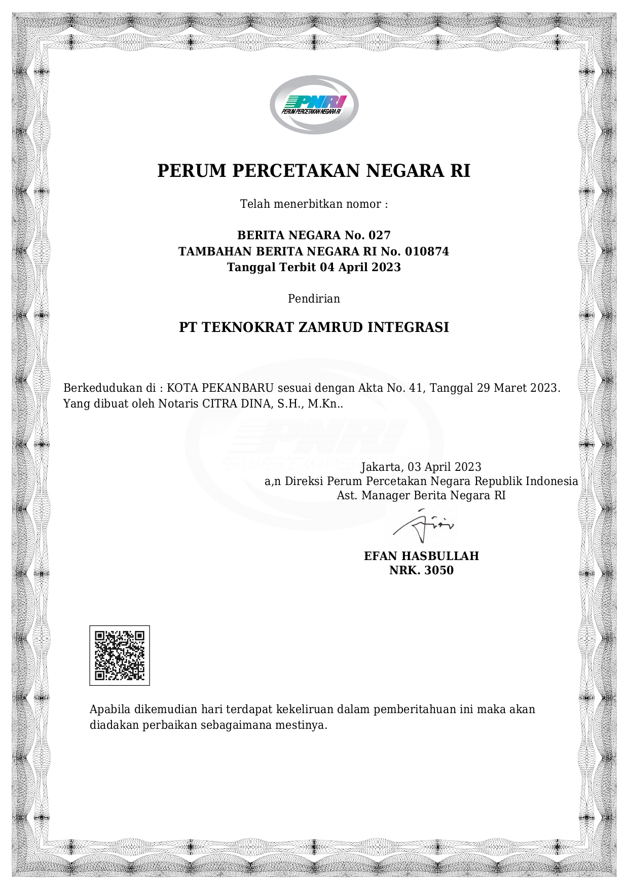 Berita Negara RI